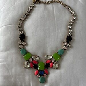J. Crew Multicolor Gemstone Necklace
